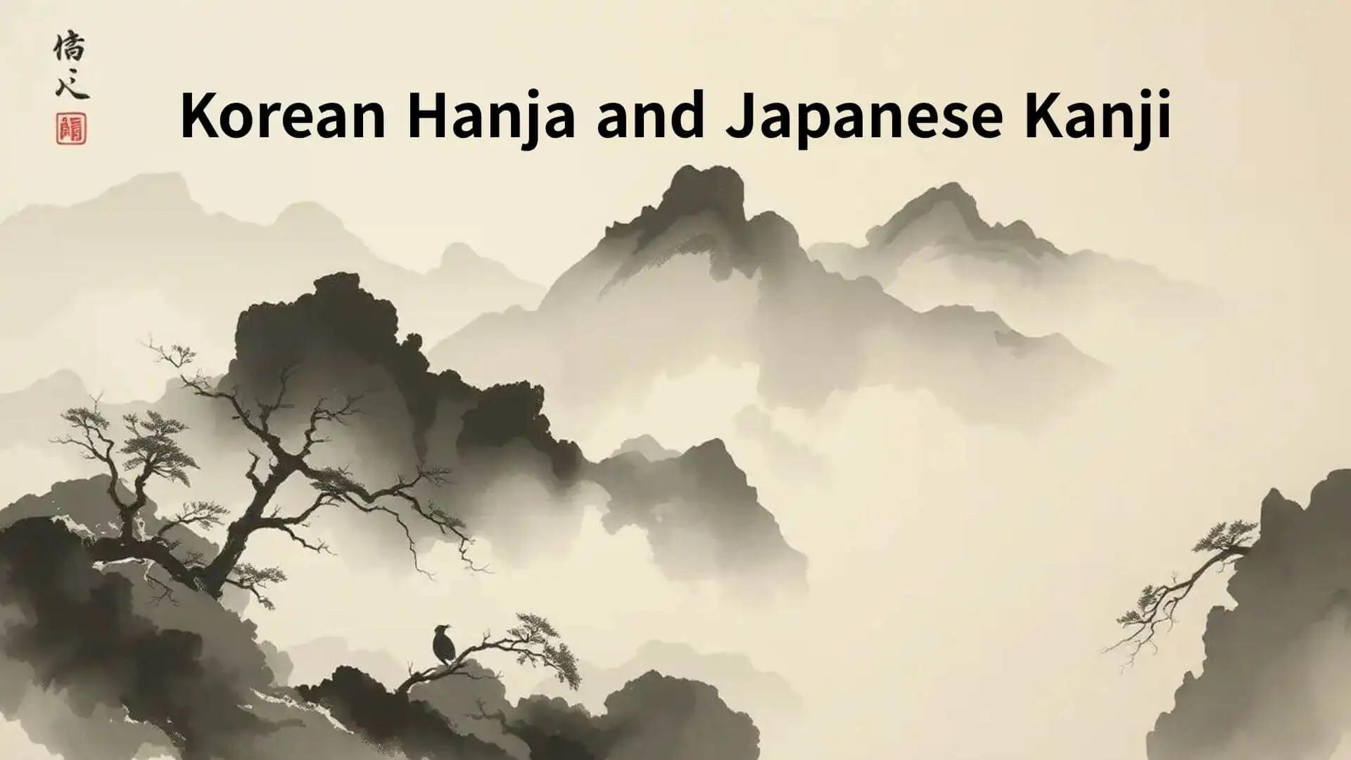 Korean Hanja and Japanese Kanji