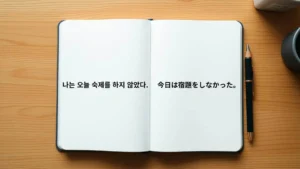 Korean vs Japanese Negation
